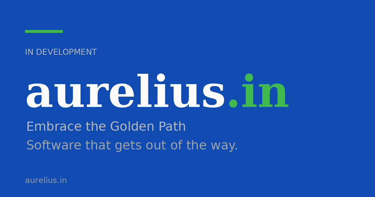 Link preview image for aurelius.in